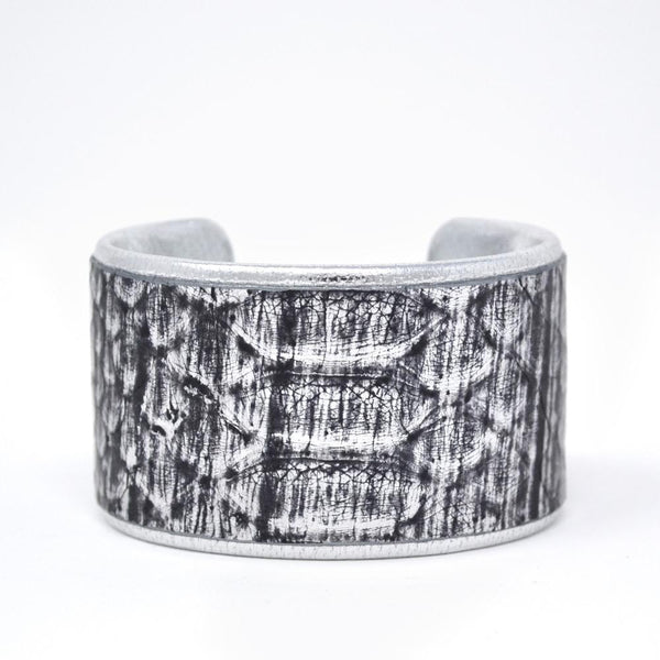 1.5” Gunmetal with Silver Liner